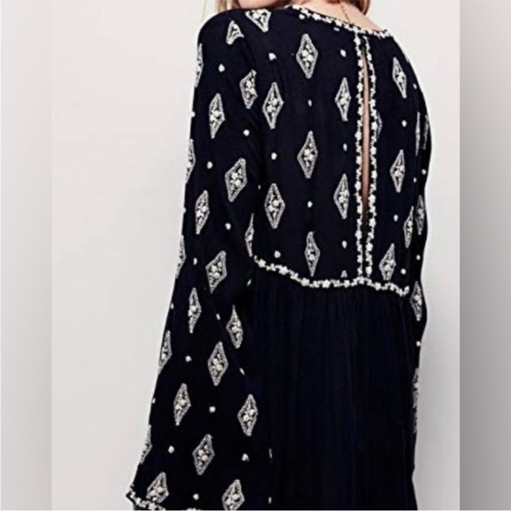 Free People Black and White Blouse - Picture 9 of 9